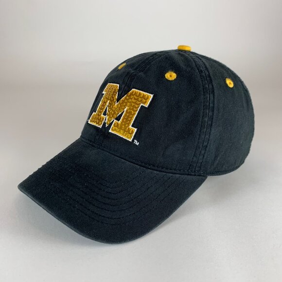 Missouri Tigers NCAA Womens Black Gold Relaxed Fit Strapback Hat - Picture 1 of 5